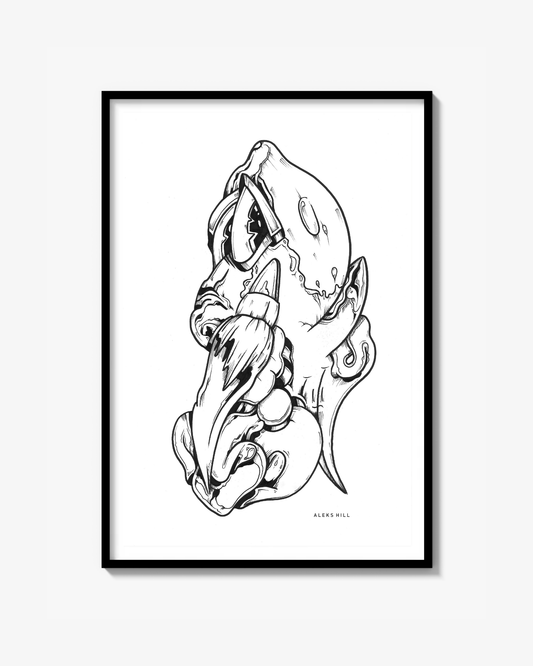 'Shy 2 Hide' - Print