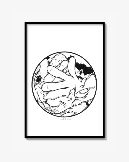 'Hold me Dear' - Print