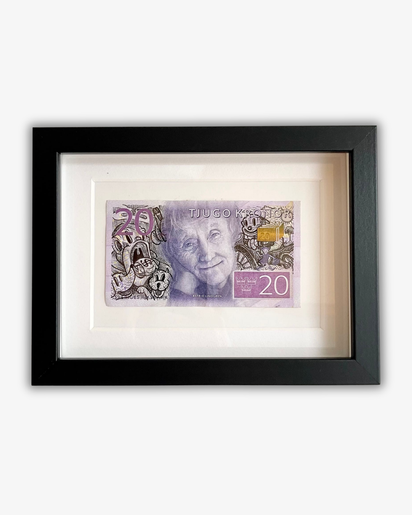 Betongbror ink on money Wall Art