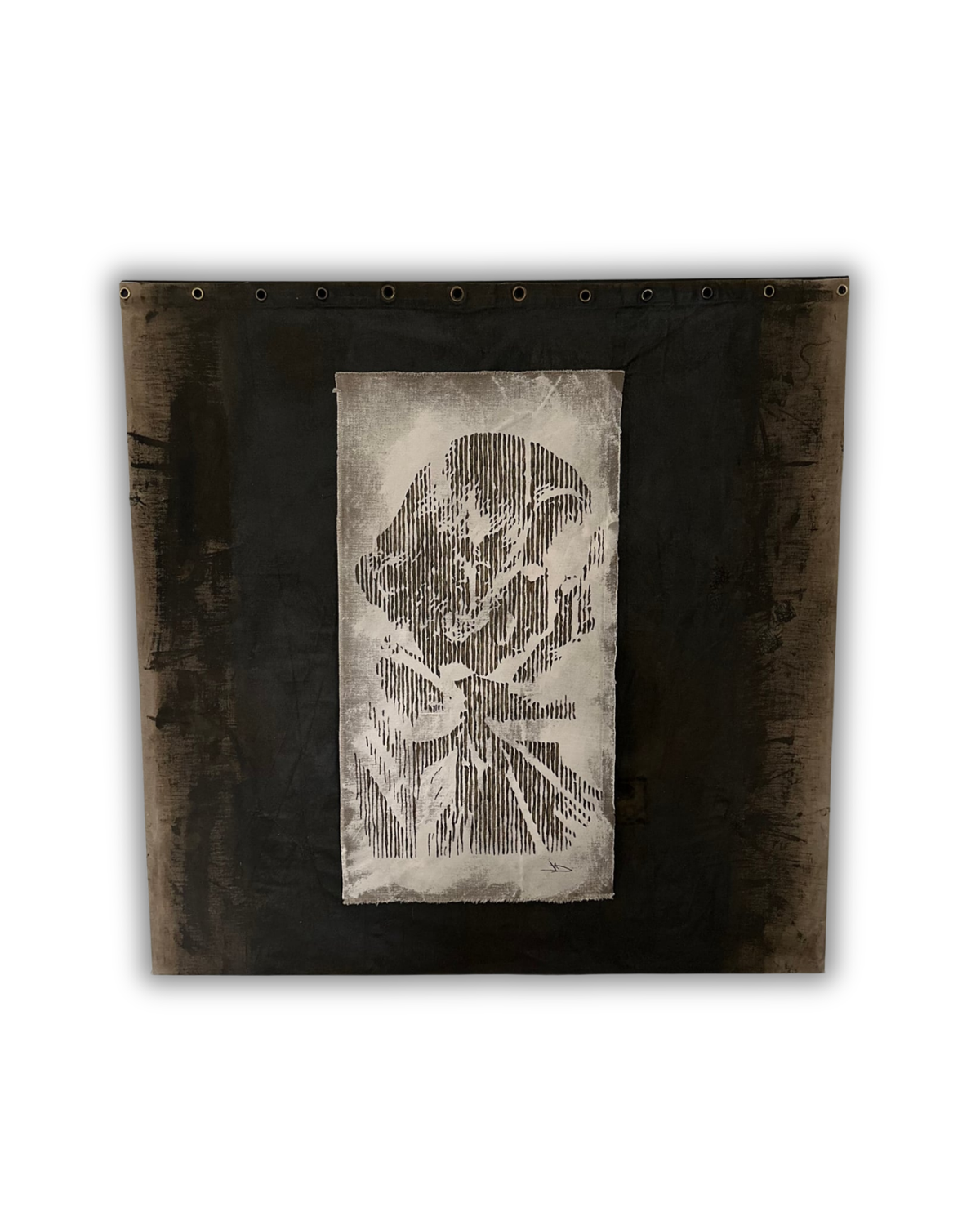Greta Garbo ” Noir” canvas painting