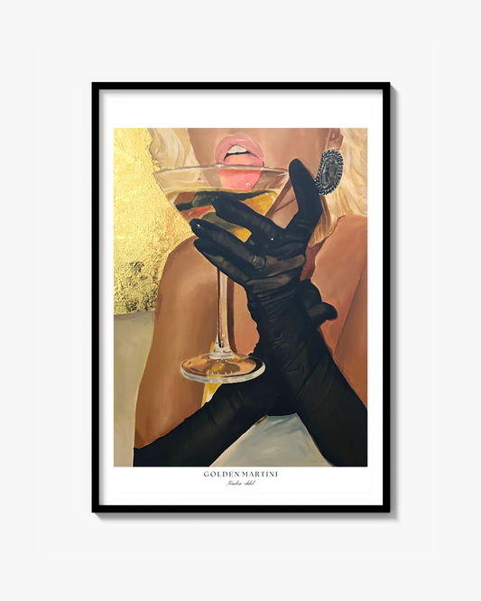 Golden Martini - Print
