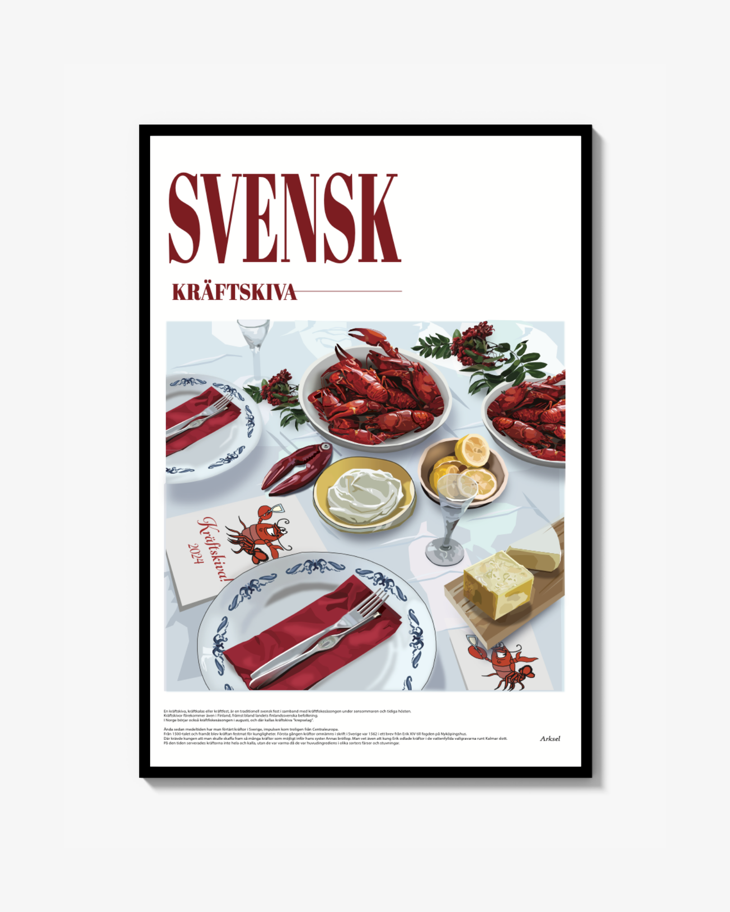 Kräftskiva Poster
