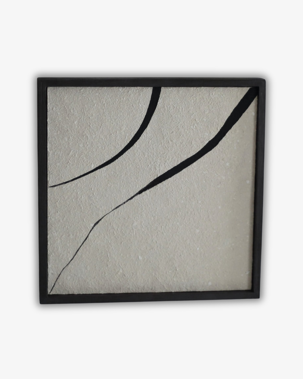 Silent Tides | Organic Line Art Painting | Textured Japandi Wabi Sabi Wall Decor