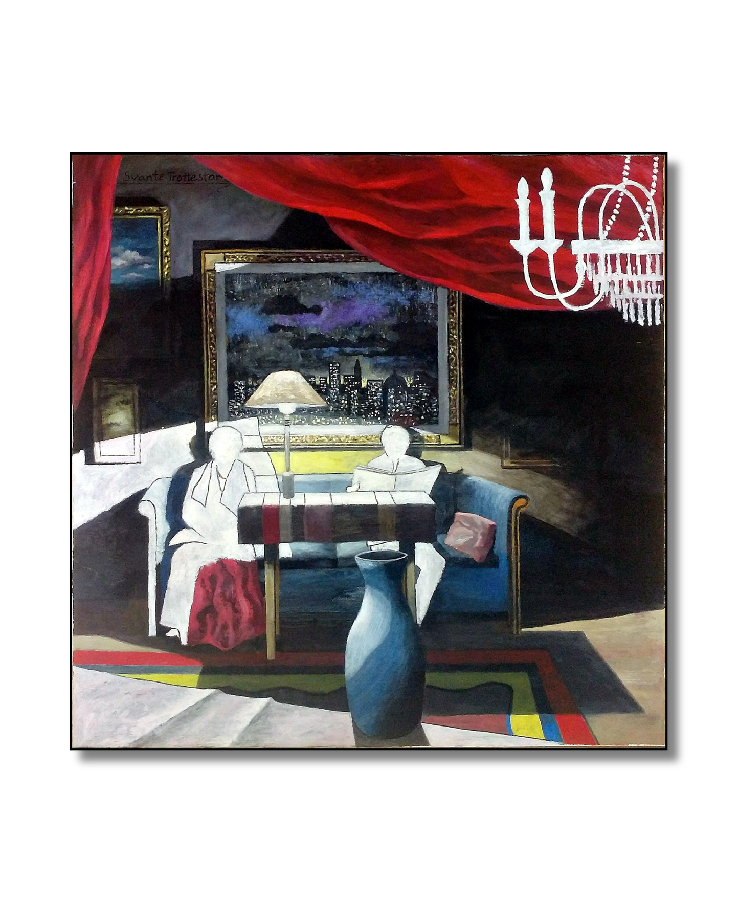 Evening at Home, original painting