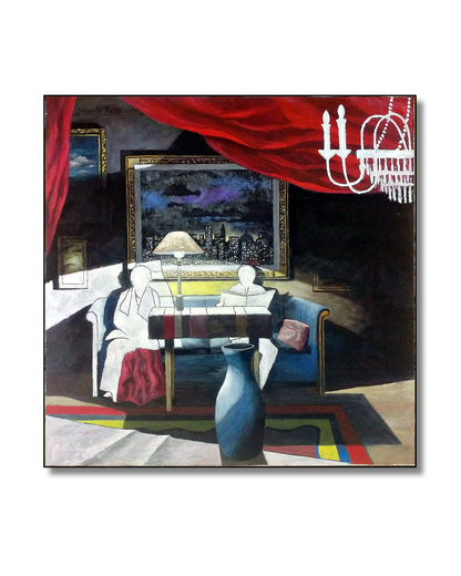 Evening at Home, original painting