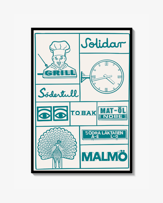 Malmö Signs Print