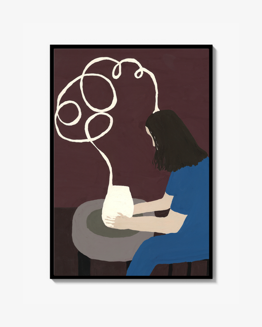 Centered thoughts Print