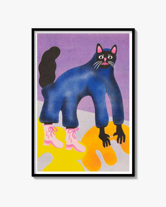 Catsuit- Riso print