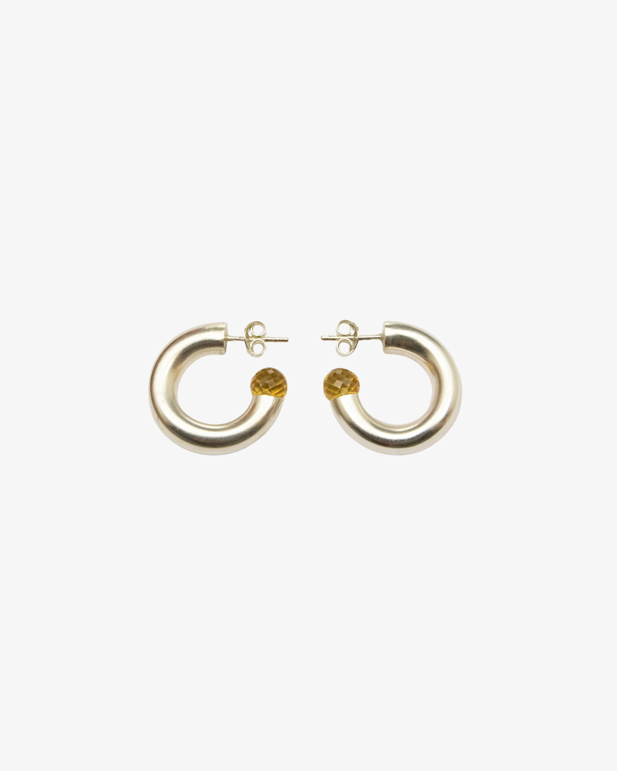 Citrin earrings