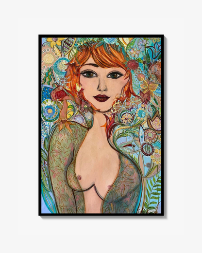Flowergirl - Canvas print