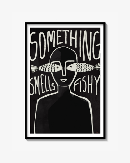 Something smells fishy (Sort) Poster