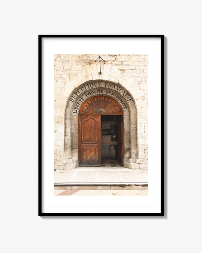 Salernes church Print