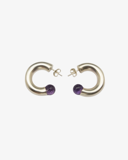 Ametist earrings