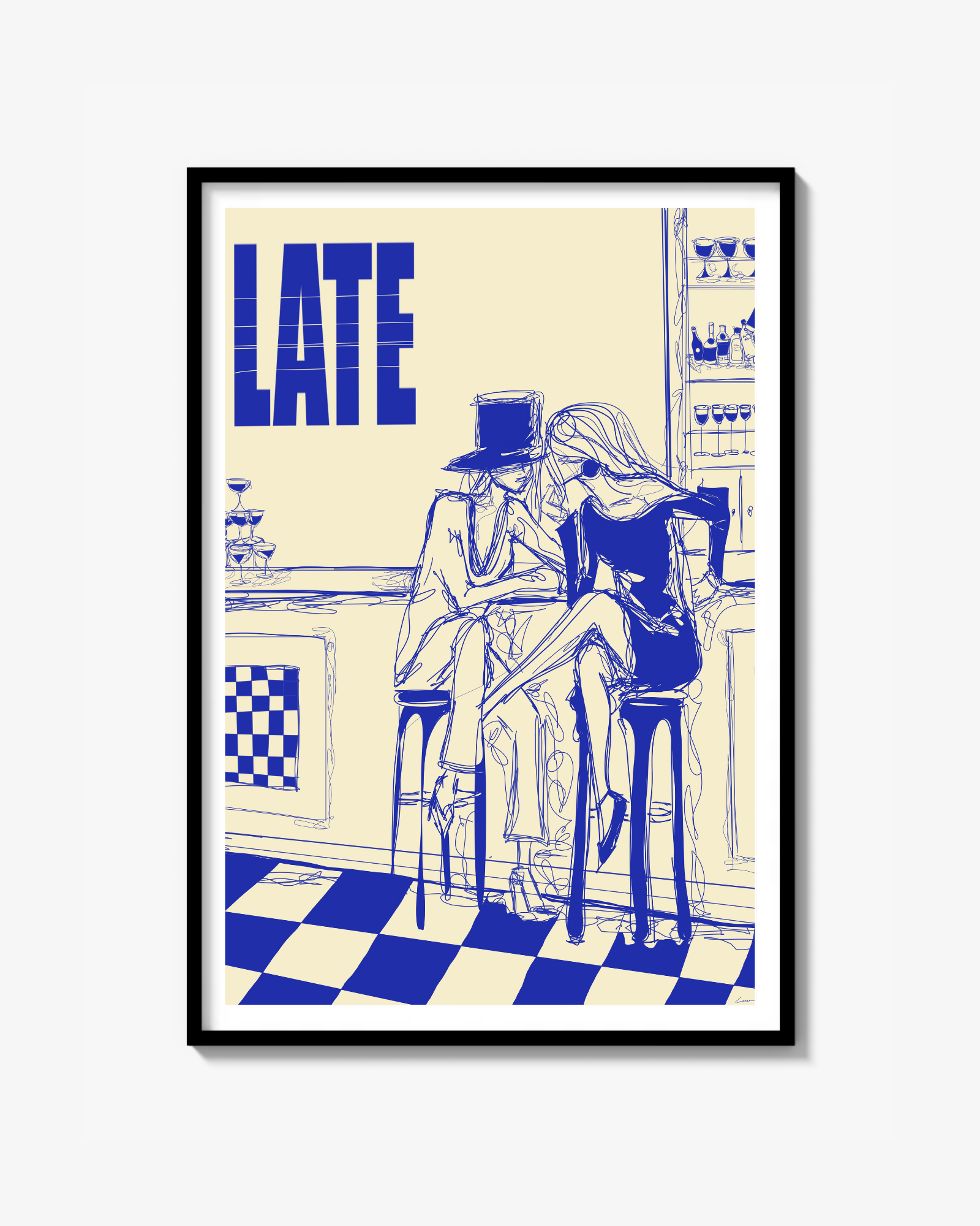 Late Poster by Emma Lisnell | Cay Collective