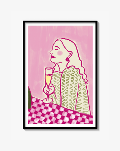 Bubbles (Rosa) - Poster