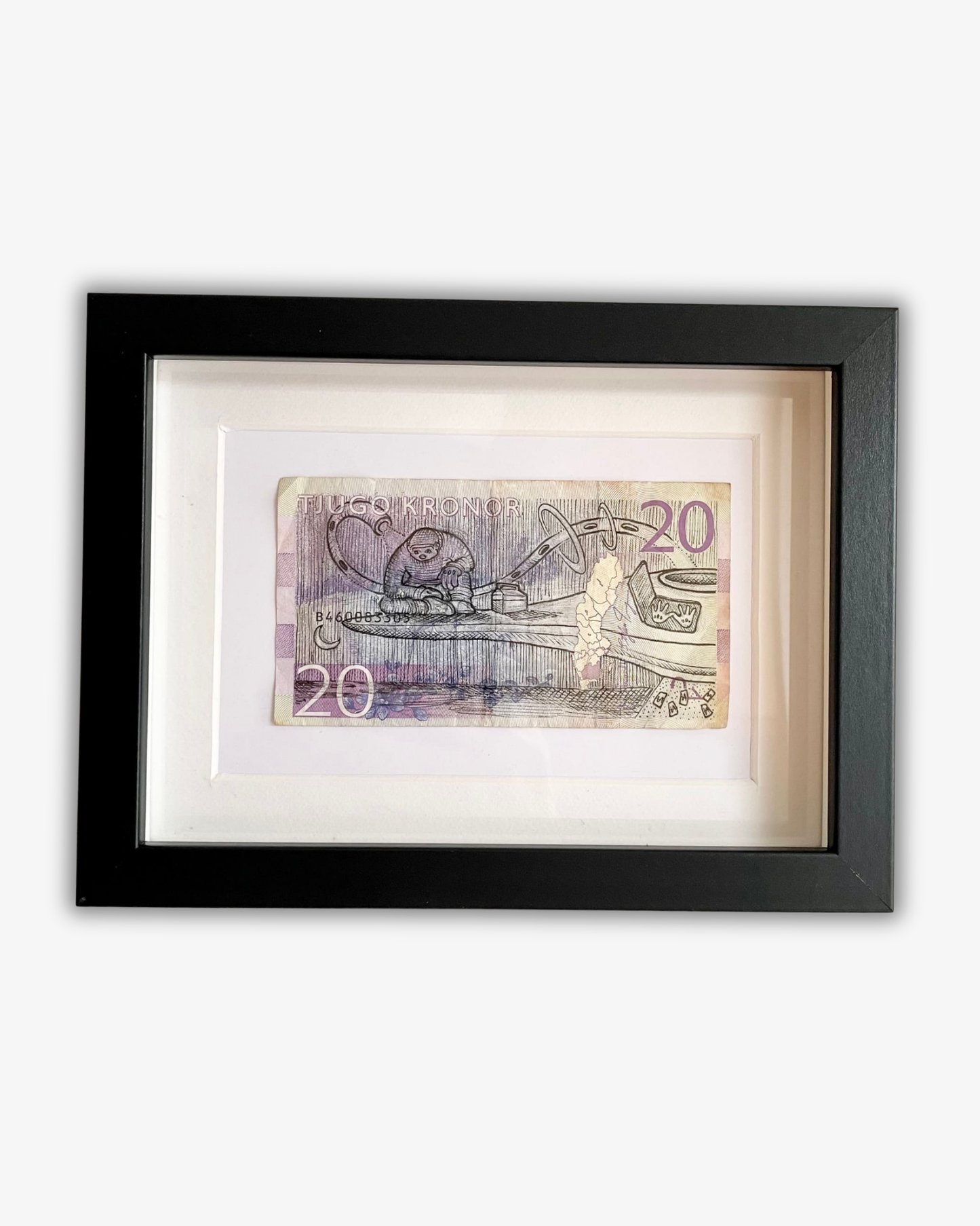 Betongbror ink on money Wall Art