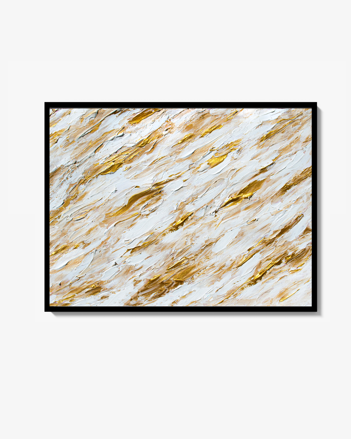 Splashing Gold – Lærredsbillede