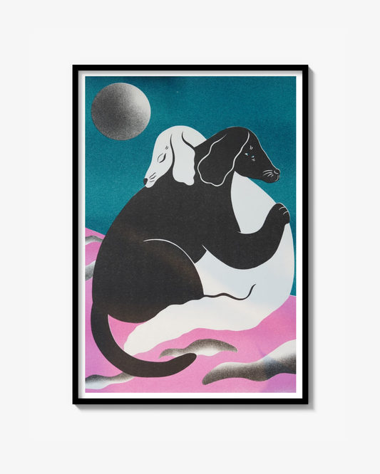 Ying of my yang - Riso print