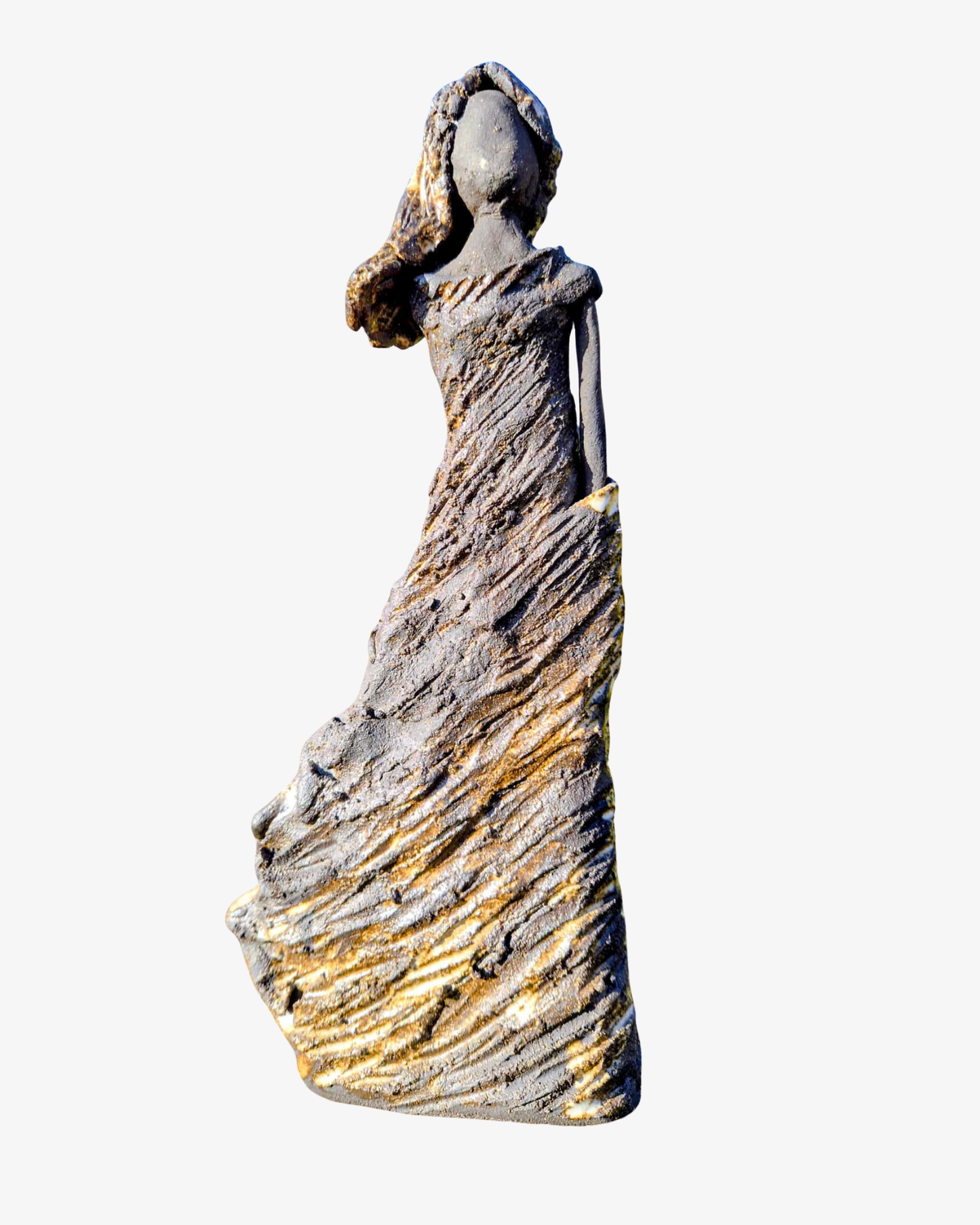 Unique Handmade Stoneware Sculpture – woman