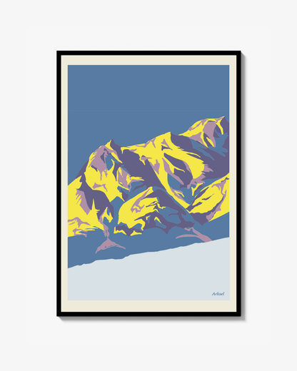 Retro ski Poster