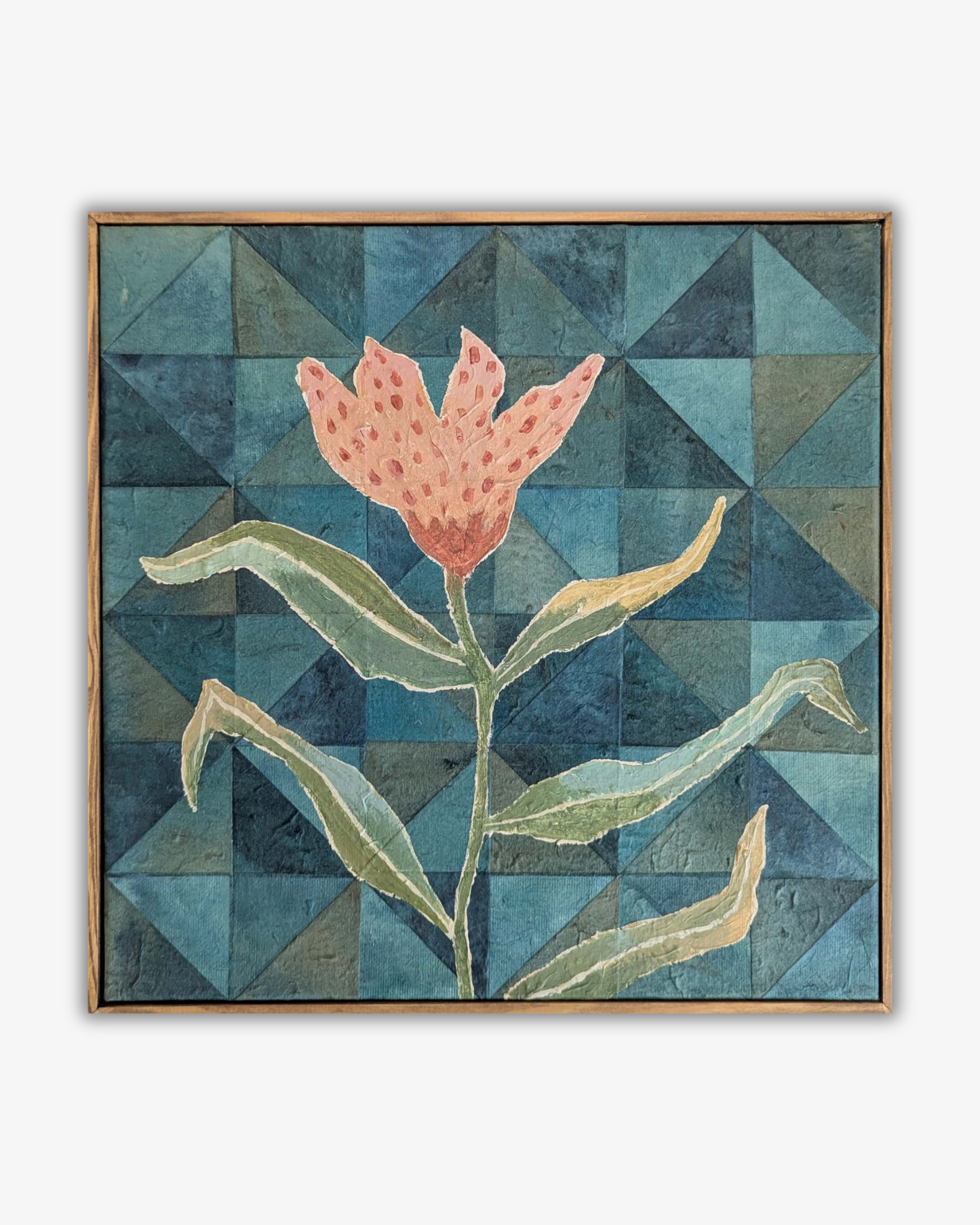 In The Deep Teal Garden - Original