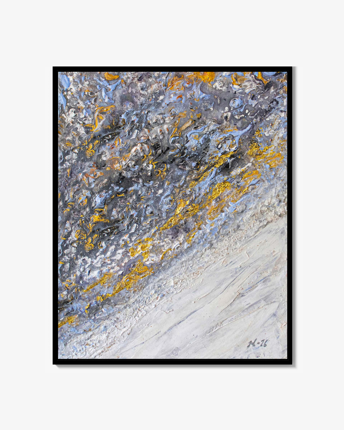 "Glimmering Sea Passage" Canvas Print