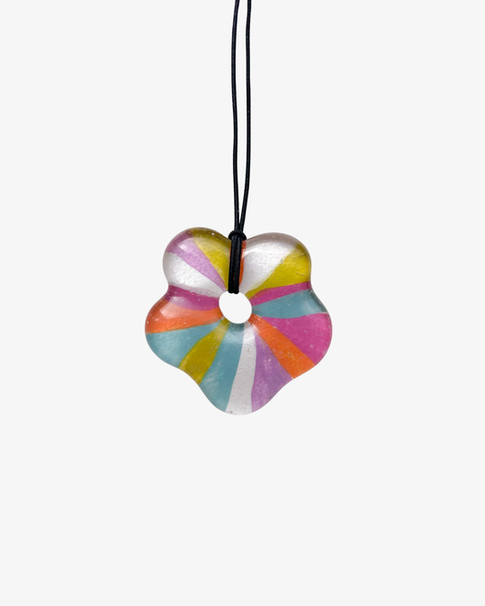 Glass Flower Necklace