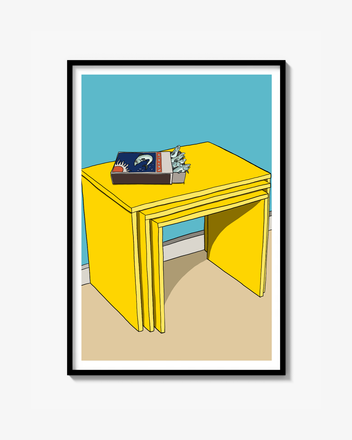 Sex laxar - colorful poster