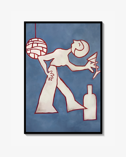DANS blue - Poster