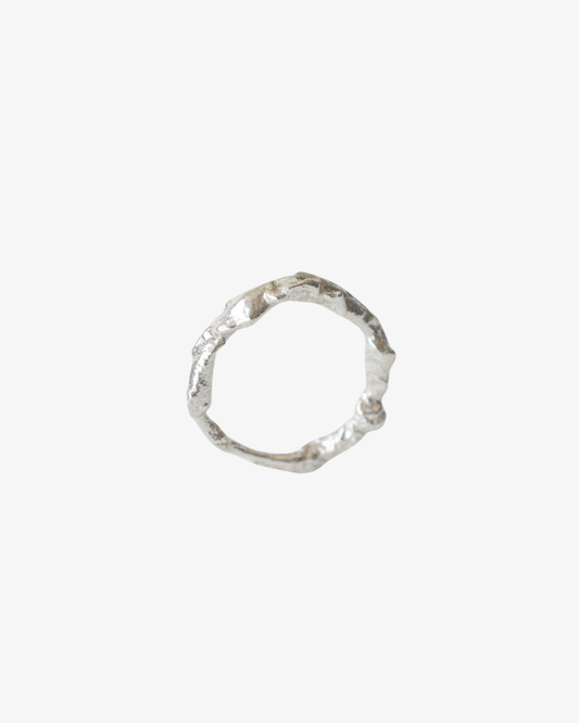 Coal Ring 4 Sterling Silver