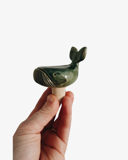 Cork Whale - Green
