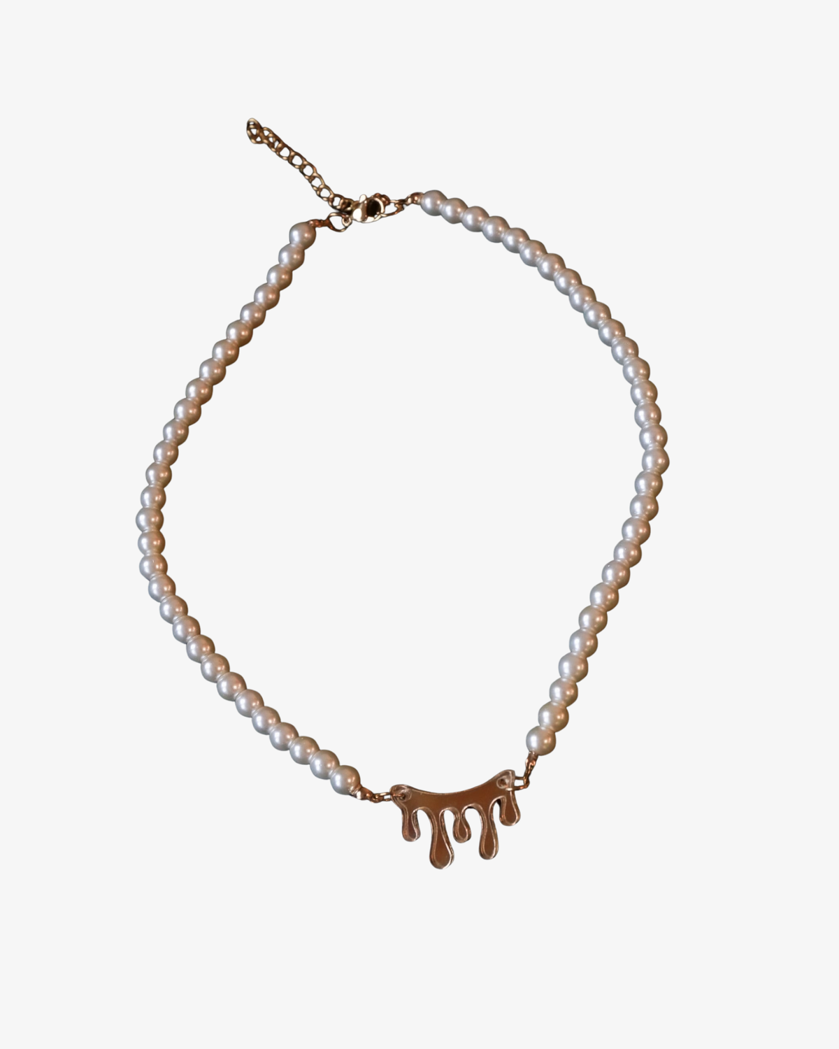 Dripping Liquid Gold Necklace