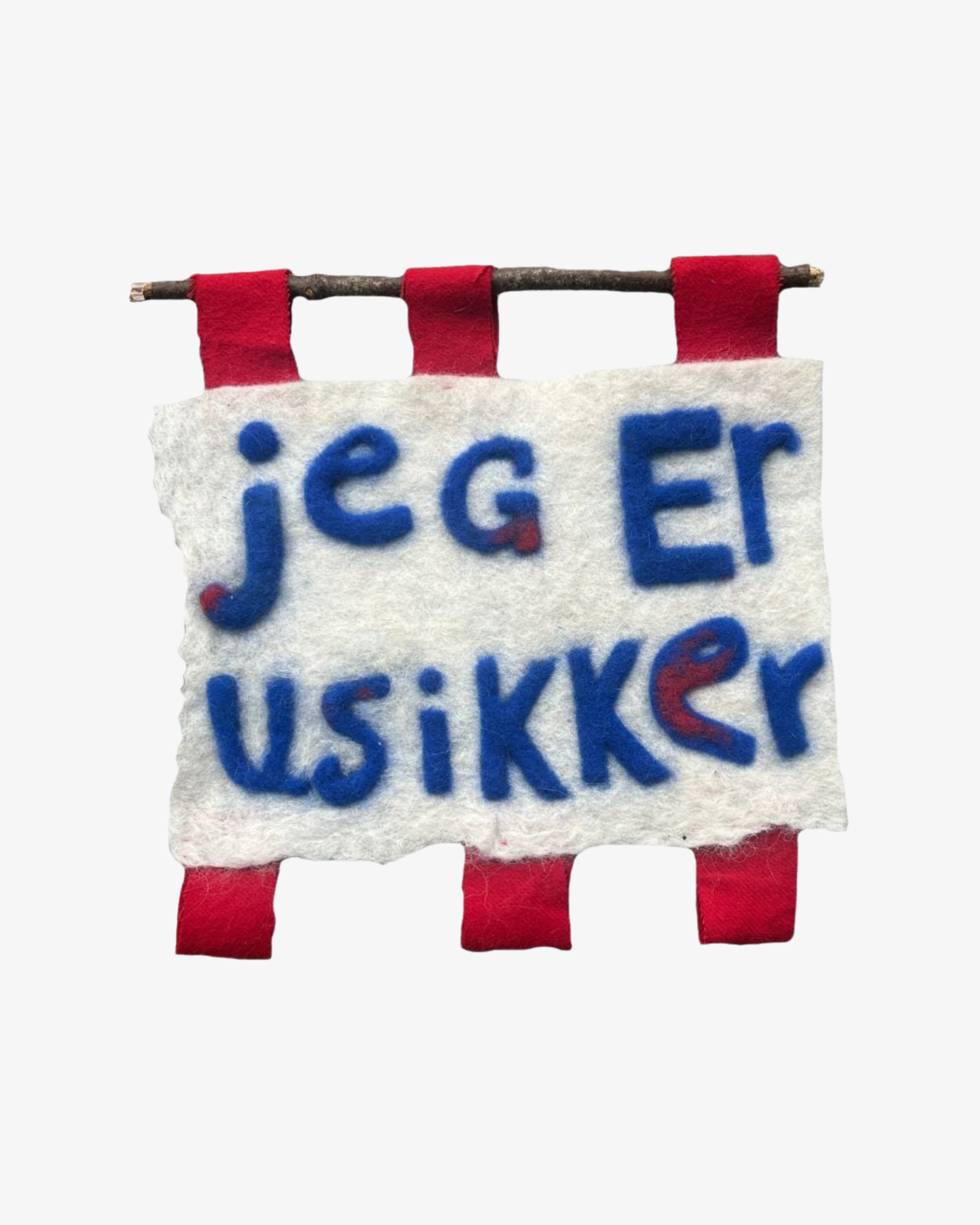 jeG Er usiKKer (i'M inSeCUre) - wall art