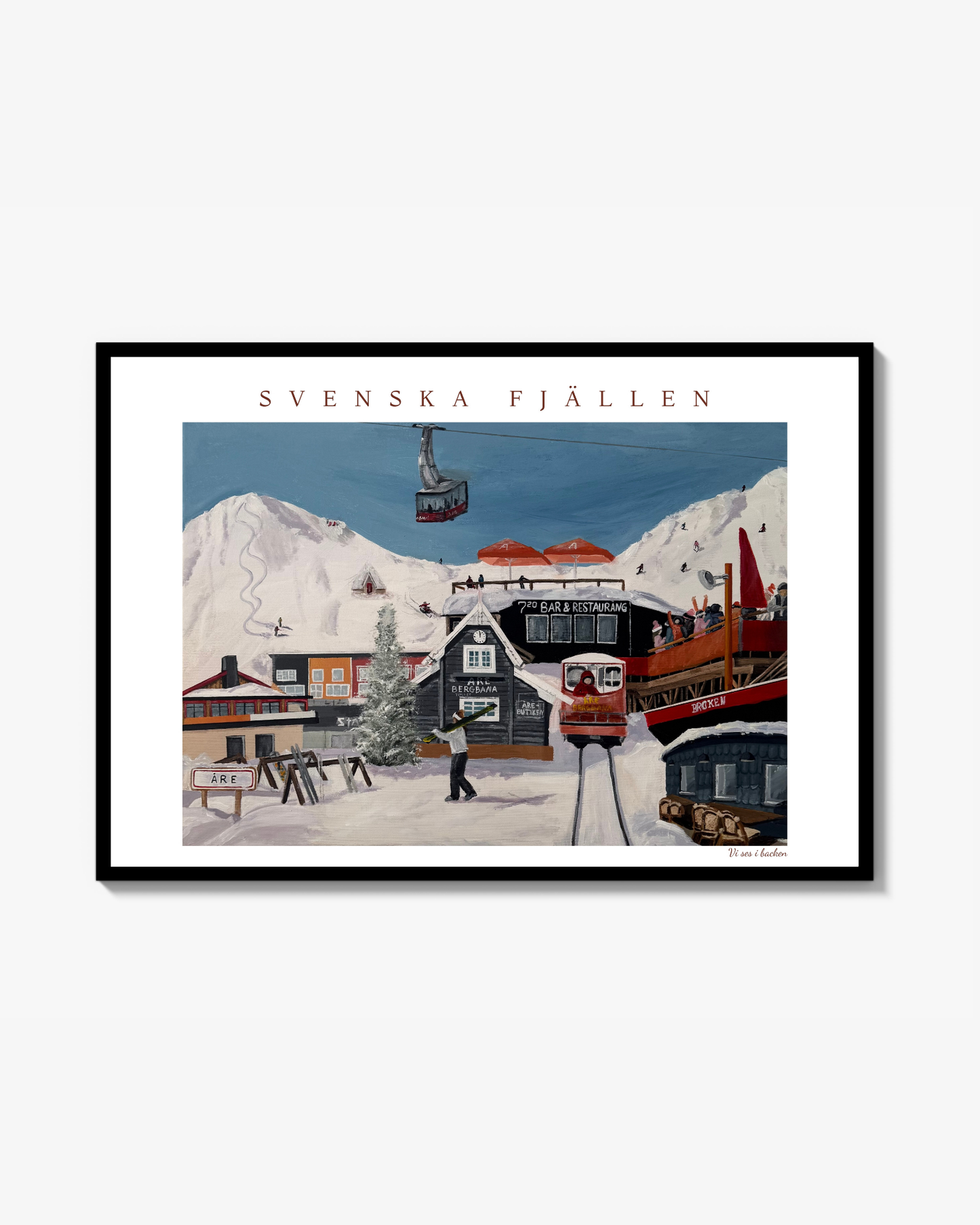 Svenska fjällen - Poster