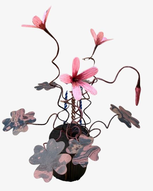 Oxalis plante Skulptur