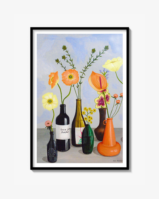 HALF A THIRSTY BOTANIST - Poster