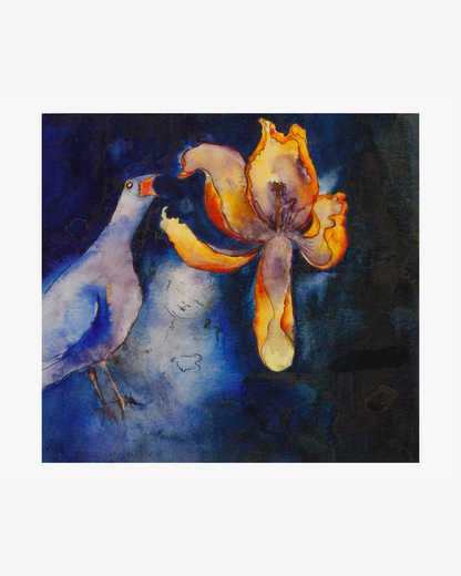 Bird dreams no. 9 Akvarell Original