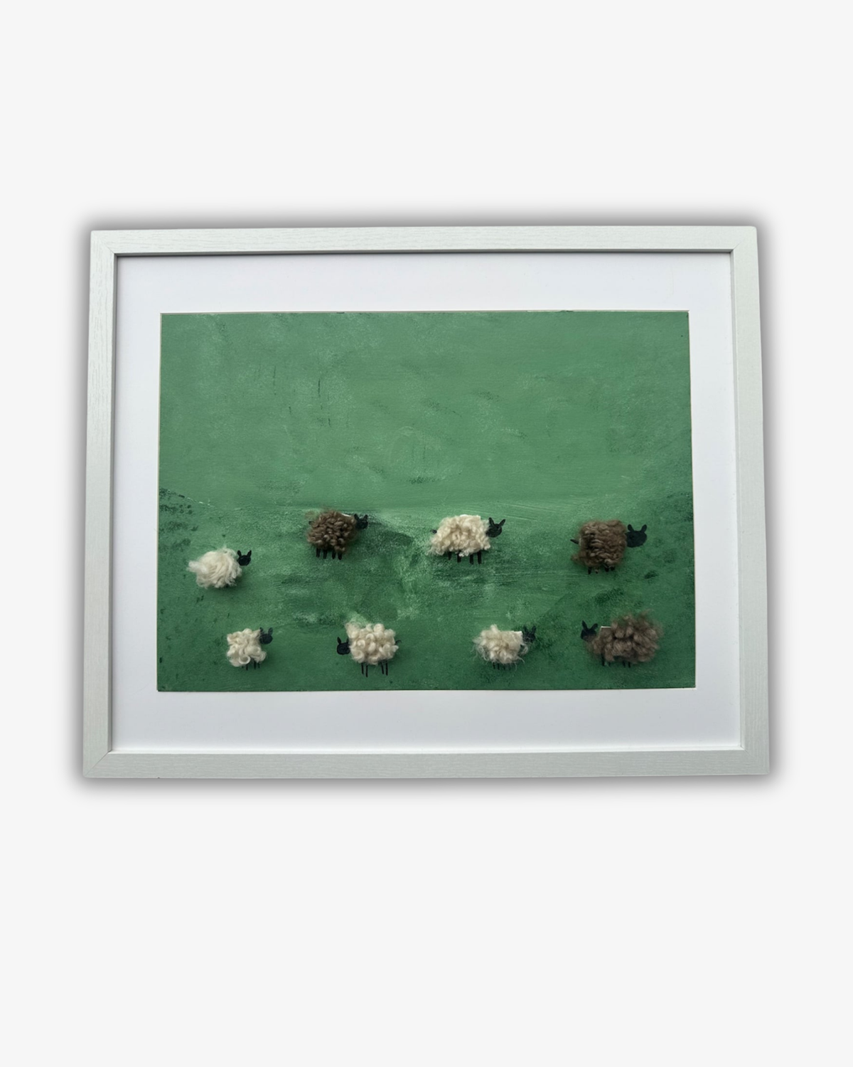 Sheep no 1 Mixed media vægkunst