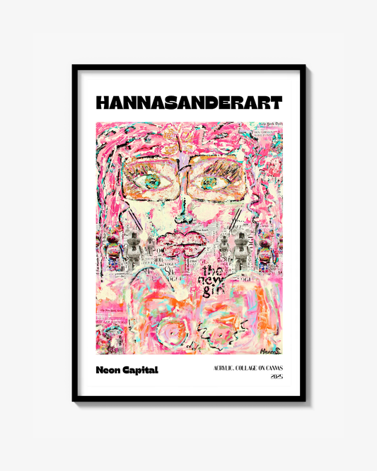 Neon Capital Fine Art Print