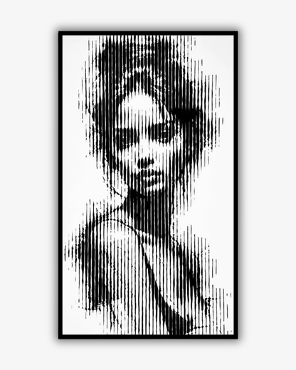 Monochrome Faces 7 Original