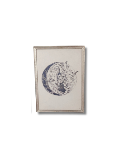 waxing gibbous moon｛ sea lune series ｝Original