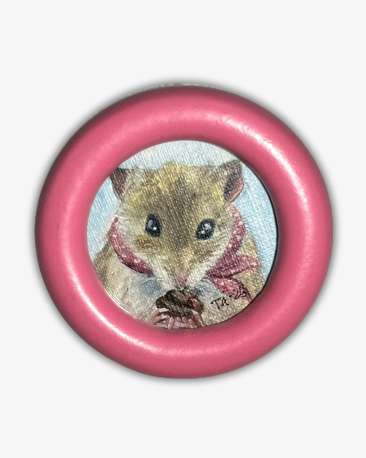 Hamster with chocolate cupcake Original