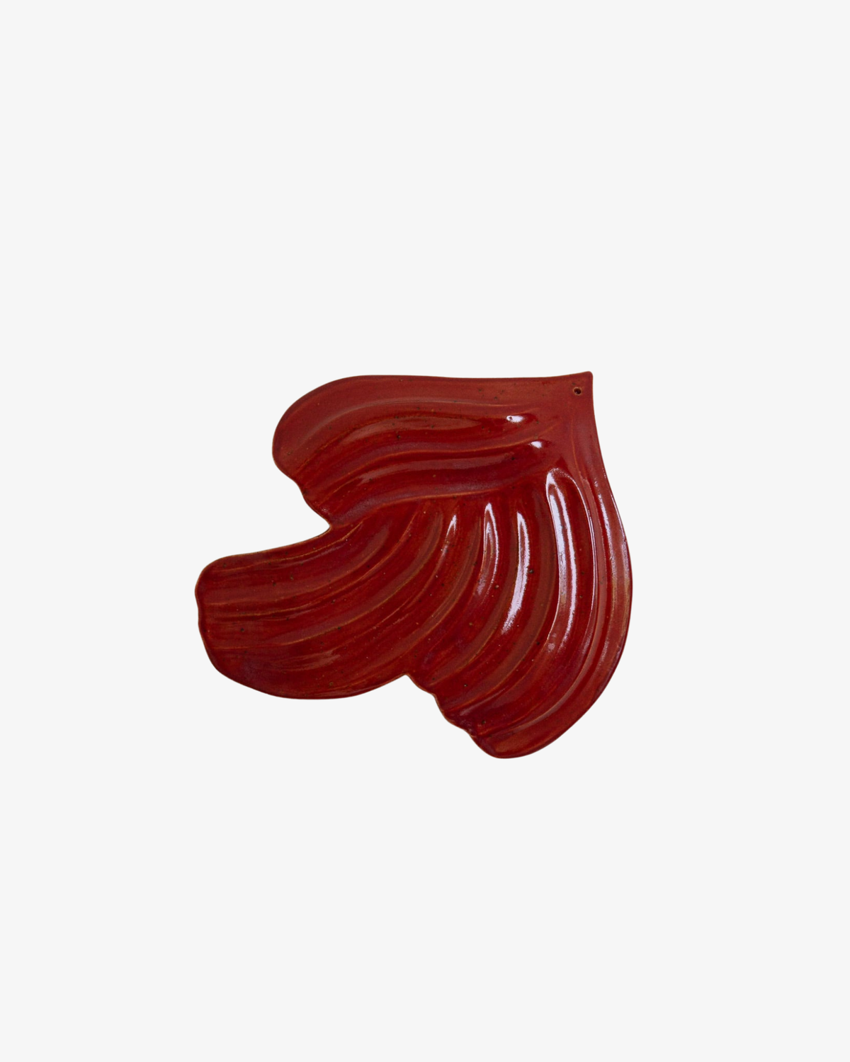 Ceramic Dove Wall Sculpture Big - Red