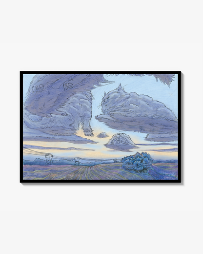 Cloud cats Poster
