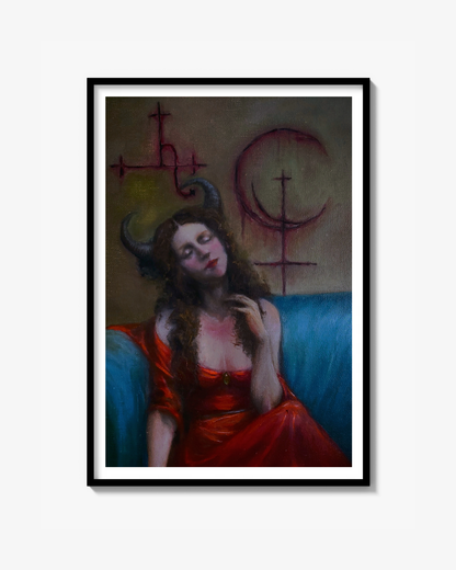 Lilith the Dark Moon - Print