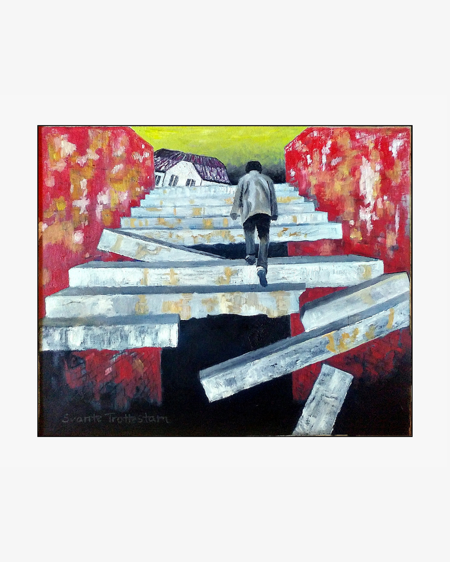 Quickly Upwards, original painting