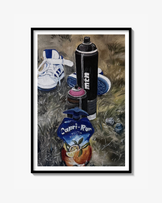 Capri run- poster, signeret og nummereret