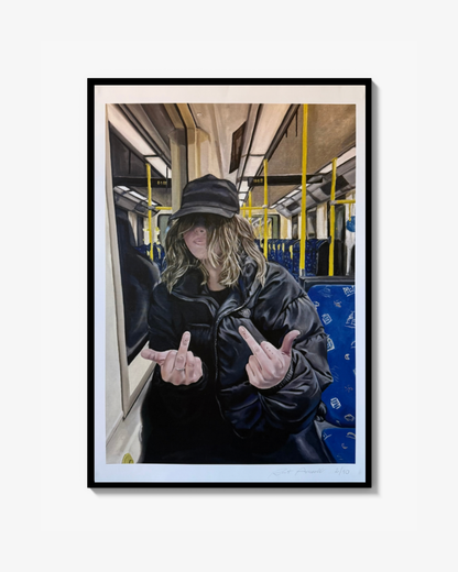 ”Klar nu”-poster, signeret og nummereret