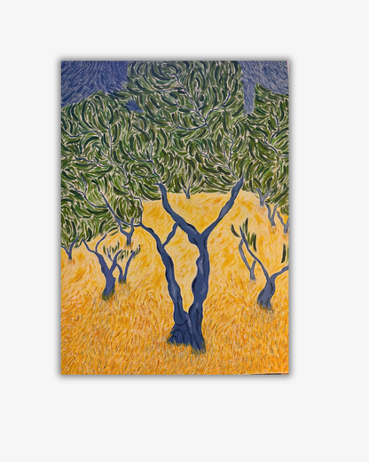 A field of olives - Original