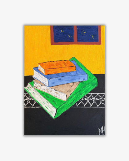 A quiet afternoon of reading - Original
